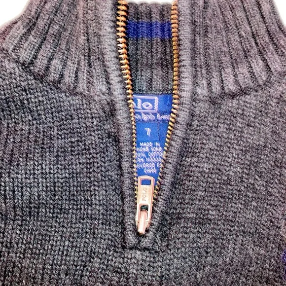 Ralph Lauren Short Zipper Pullover Sweater - Picture 5 of 6